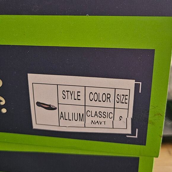 C. Wonder Allium Classic Navy Ballet Flats sz 8 New - Picture 4 of 5